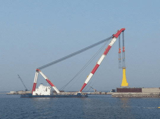  700 TLC Floating Crane Barge — Floating Cranes for sale