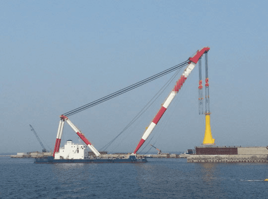  700 TLC Floating Crane Barge